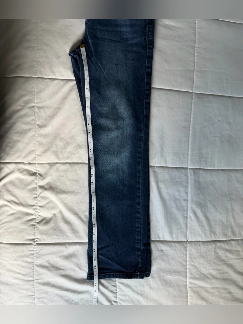 Cat & Jack Boys Dark Blue Straight-Leg Stretch Jeans - 16